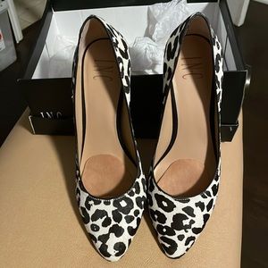 Cheetah Spotted Calf-Skin Heels